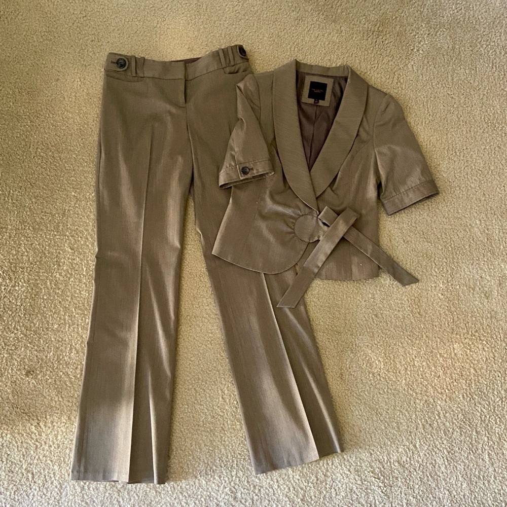 The Limited Taupe Women's Pantsuit Set